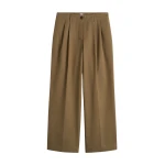 Totême Relaxed chino trousers in Hazel - Pants - Scandinavian Minimalist Luxury at Luxury Shoes 