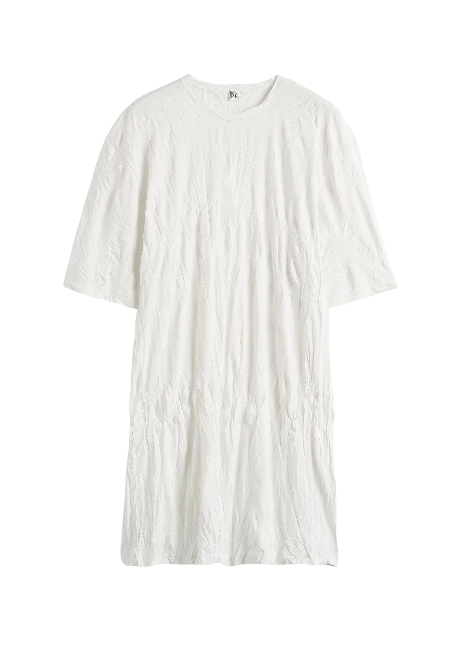 Toteme-Relaxed-tee-dress-in-Off-white77457_nobg Totême Relaxed tee dress in Off-white - Tops - Scandinavian Minimalist Luxury at Luxury Shoes