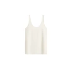 Totême Sablé tank in Macadamia - Tops - Scandinavian Minimalist Luxury at Luxury Shoes 