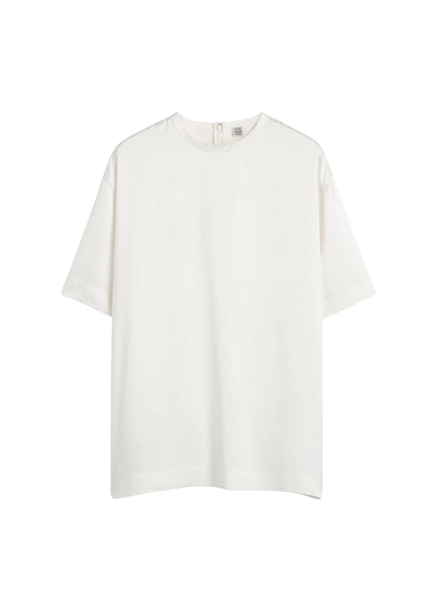 Toteme-Satin-tee-in-White41288_nobg Totême Satin tee in White - Tops - Scandinavian Minimalist Luxury at Luxury Shoes