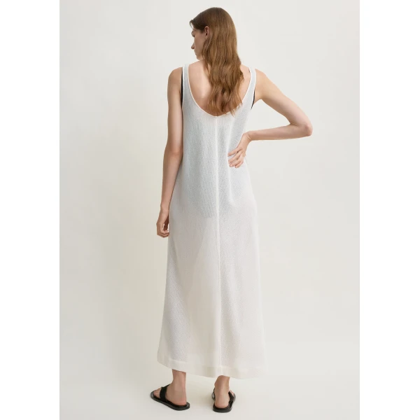 Totême Scoop cover-up in Macadamia - Dresses - Scandinavian Minimalist Luxury at Luxury Shoes 
