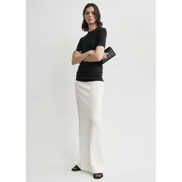 Totême Sequin skirt in White - Skirts - Scandinavian Minimalist Luxury at Luxury Shoes 