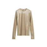Totême Sequin top in Latte - Tops - Scandinavian Minimalist Luxury at Luxury Shoes 