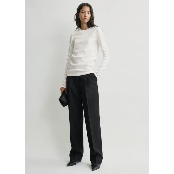 Totême Sequin top in White - Tops - Scandinavian Minimalist Luxury at Luxury Shoes 