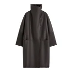 Toteme-Shearling-wrap-coat-in-Dark-brown15477_nobg Totême Shearling wrap coat in Dark brown - Coats - Scandinavian Minimalist Luxury at Luxury Shoes
