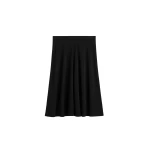 Totême Short fluid jersey skirt in Black - Skirts - Scandinavian Minimalist Luxury at Luxury Shoes 