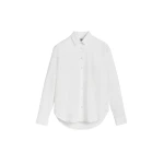 Totême Signature cotton shirt in White - Tops - Scandinavian Minimalist Luxury at Luxury Shoes 