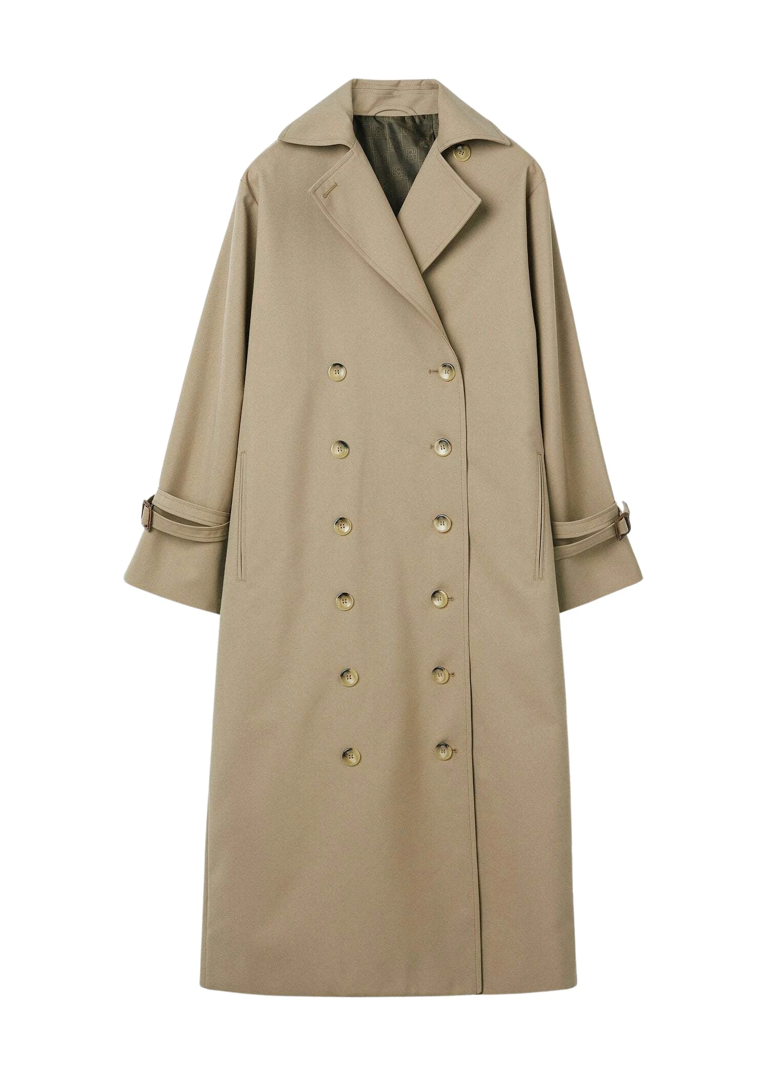 Toteme-Signature-trench-in-Khaki34688_nobg Totême Signature trench in Khaki - Coats - Scandinavian Minimalist Luxury at Luxury Shoes
