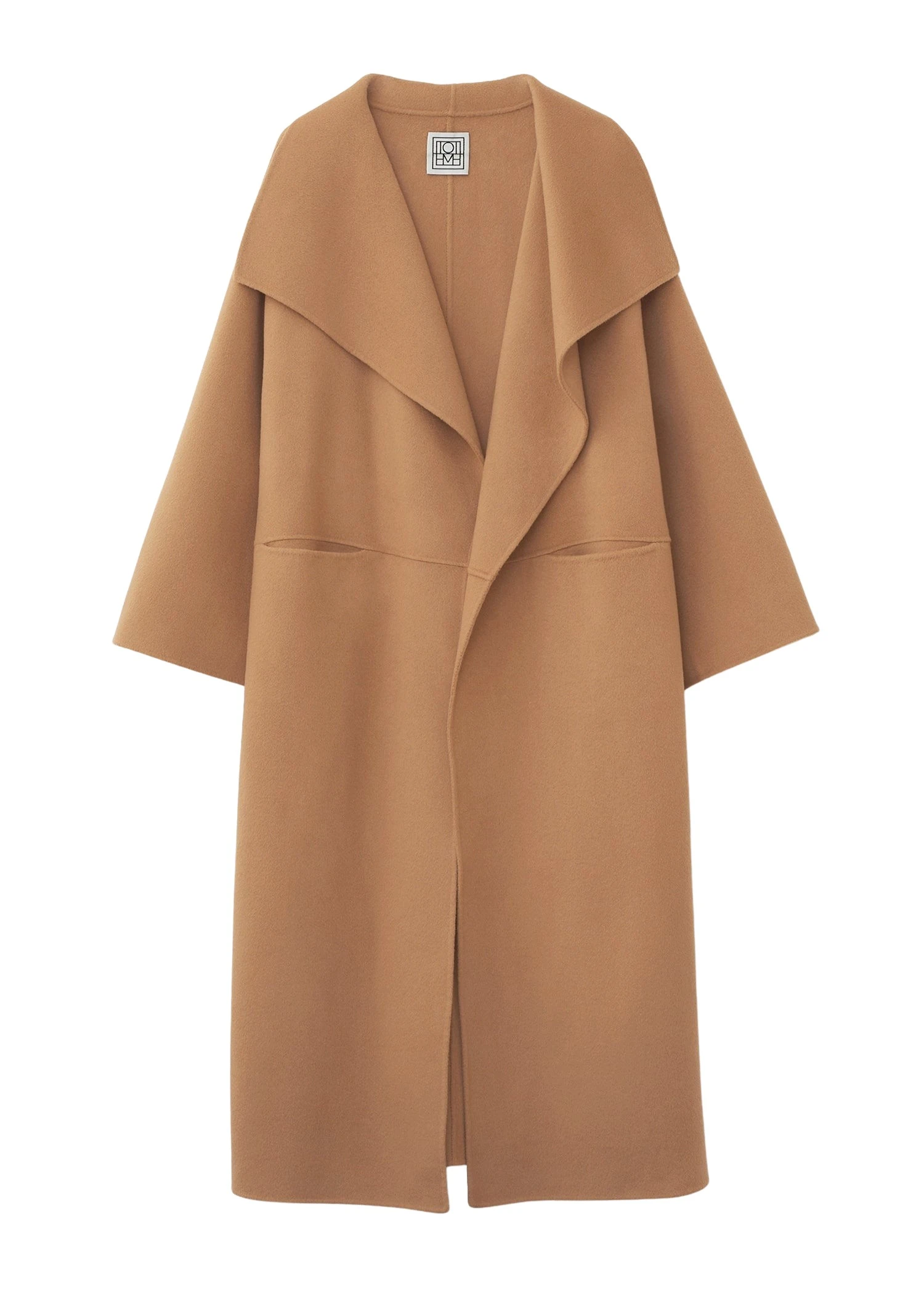 Toteme-Signature-wool-cashmere-coat-in-Camel36523_nobg Totême Signature wool cashmere coat in Camel - Coats - Scandinavian Minimalist Luxury at Luxury Shoes