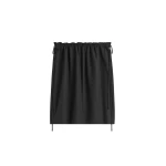 Totême Silk pj skirt in Black - Skirts - Scandinavian Minimalist Luxury at Luxury Shoes 