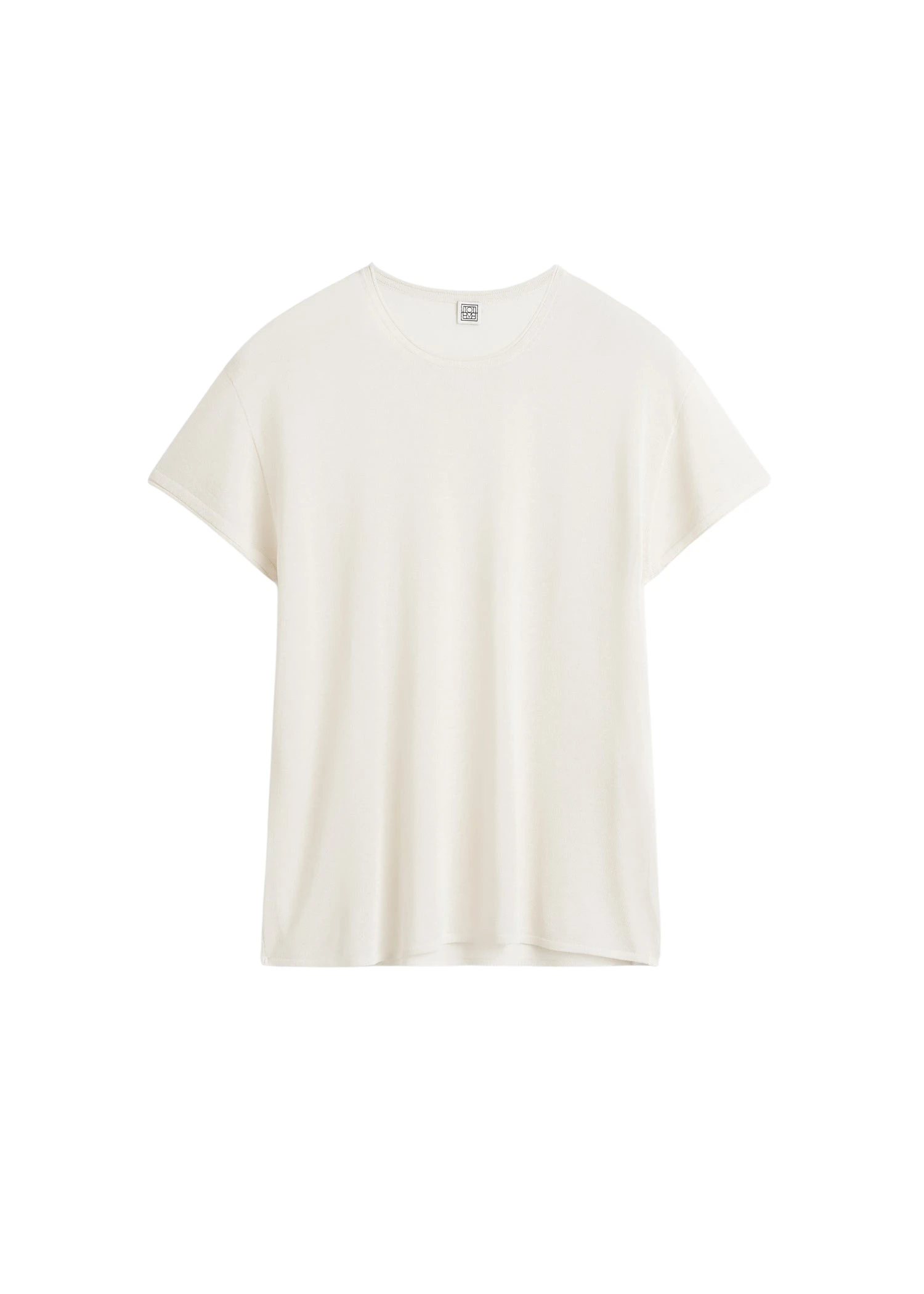 Toteme-Silk-tee-in-Ecru44461_nobg Totême Silk tee in Ecru - Knitwear - Scandinavian Minimalist Luxury at Luxury Shoes