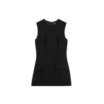 Totême Sleeveless pocket top in Black - Tops - Scandinavian Minimalist Luxury at Luxury Shoes 
