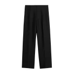 Totême Slim evening trousers in Black - Pants - Scandinavian Minimalist Luxury at Luxury Shoes 