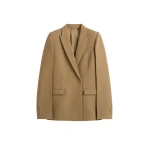 Toteme-Slim-tailored-blazer-in-Beige77142_nobg Totême Slim tailored blazer in Beige - Jackets - Scandinavian Minimalist Luxury at Luxury Shoes