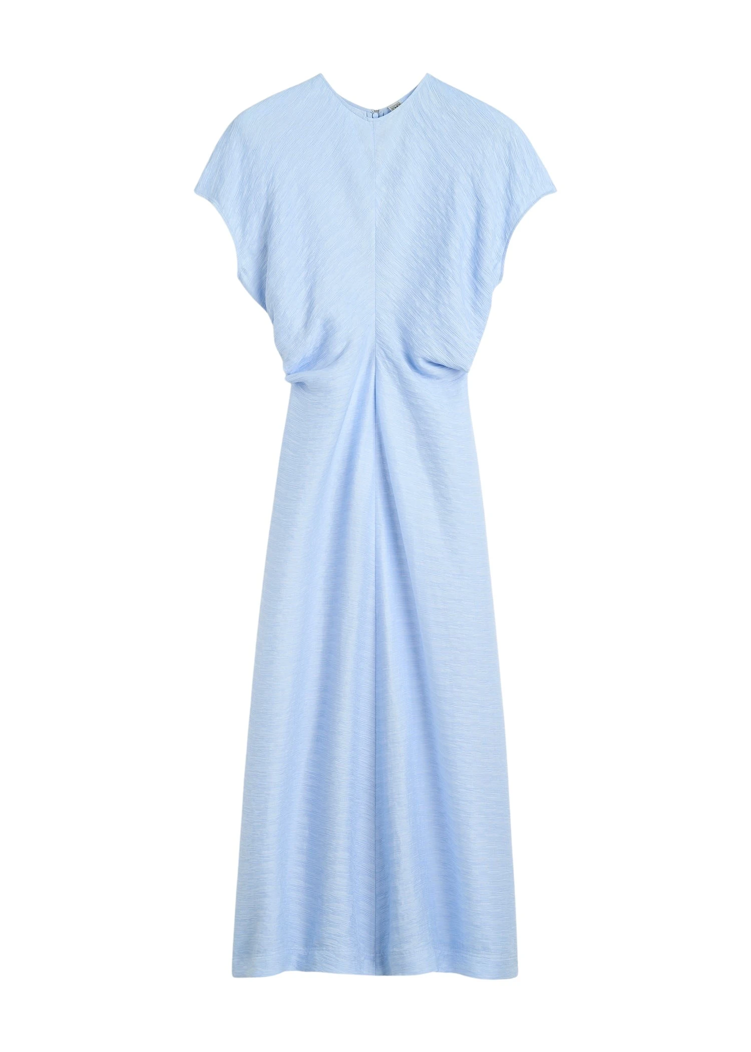 Toteme-Slouch-waist-dress-in-Sky50620_nobg Totême Slouch waist dress in Sky - Dresses - Scandinavian Minimalist Luxury at Luxury Shoes