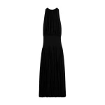 Totême Soft gathered dress in Black - Dresses - Scandinavian Minimalist Luxury at Luxury Shoes 
