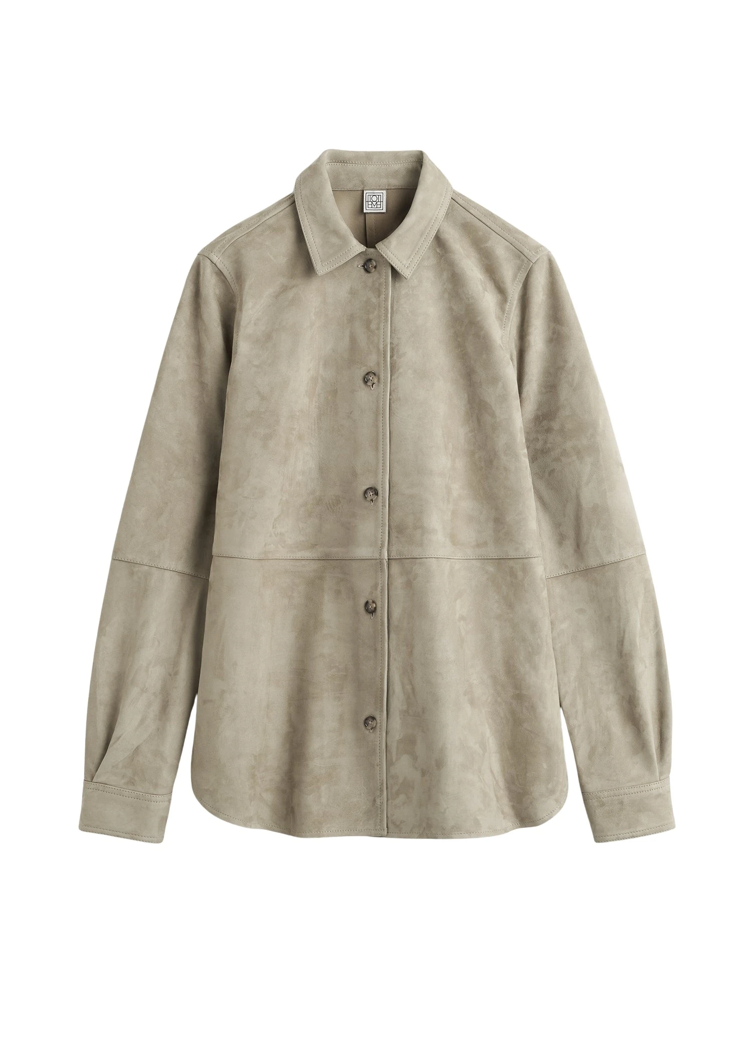 Toteme-Soft-suede-shirt-in-Desert49325_nobg Totême Soft suede shirt in Desert - Tops - Scandinavian Minimalist Luxury at Luxury Shoes