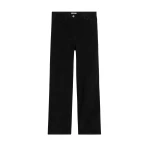 Totême Straight cord trousers in Black - Pants - Scandinavian Minimalist Luxury at Luxury Shoes 