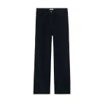 Totême Straight cord trousers in Navy - Pants - Scandinavian Minimalist Luxury at Luxury Shoes 