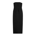 Totême Strapless pocket dress in Black - Dresses - Scandinavian Minimalist Luxury at Luxury Shoes 