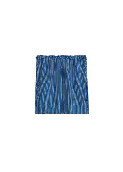 Totême Striped mini skirt in Blue / Navy - Skirts - Scandinavian Minimalist Luxury at Luxury Shoes 