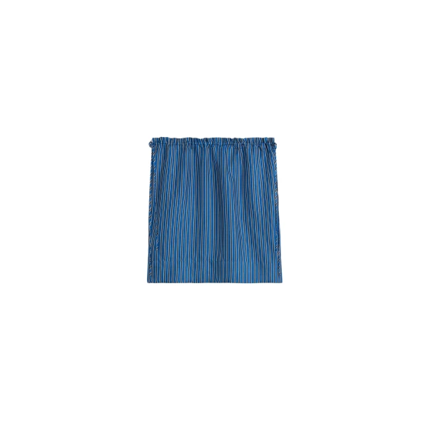 Totême Striped mini skirt in Blue / Navy - Skirts - Scandinavian Minimalist Luxury at Luxury Shoes 