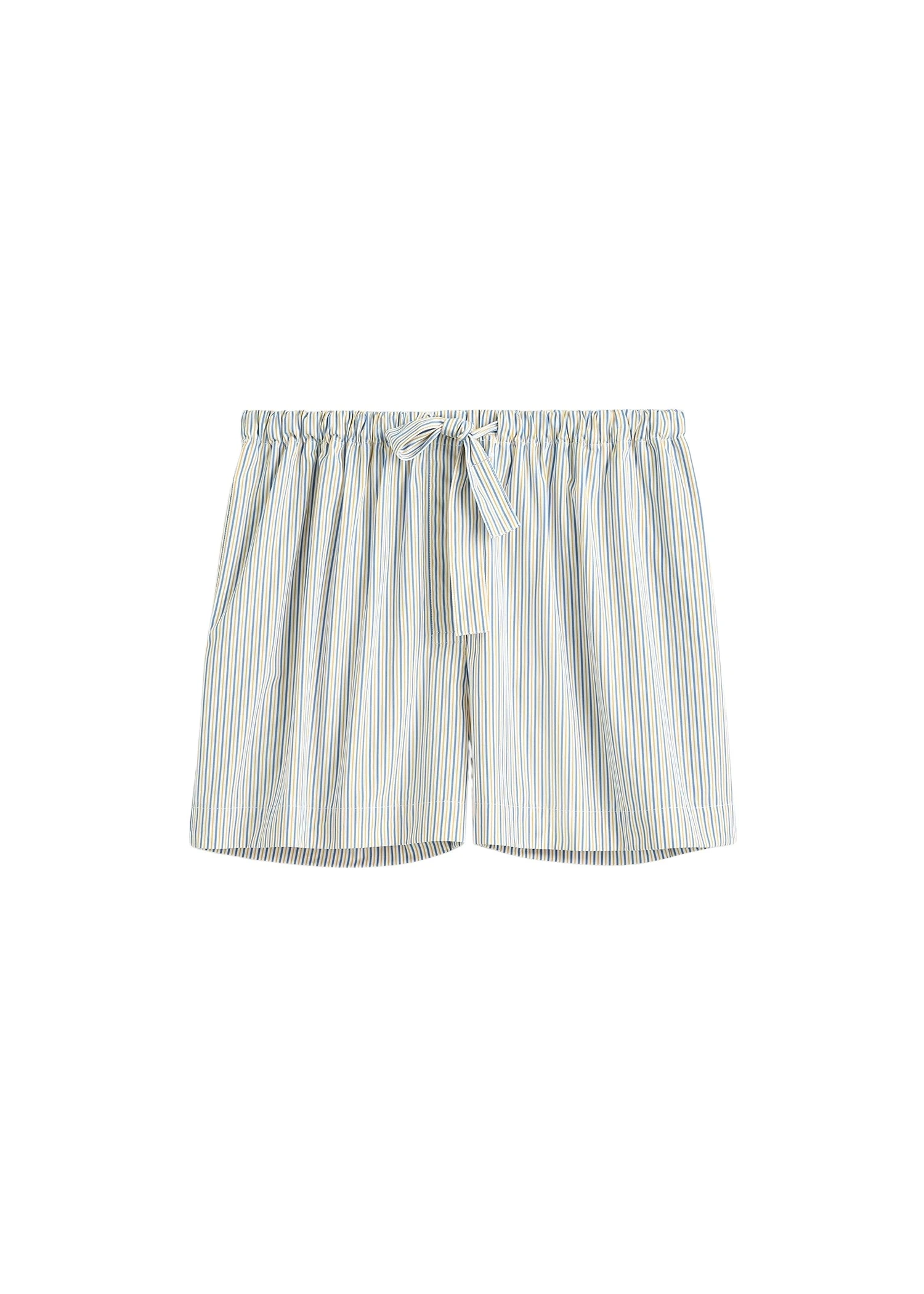 Toteme-Striped-summer-shorts-in-Blue-Yellow43936_nobg Totême Striped summer shorts in Blue / Yellow - Shorts - Scandinavian Minimalist Luxury at Luxury Shoes