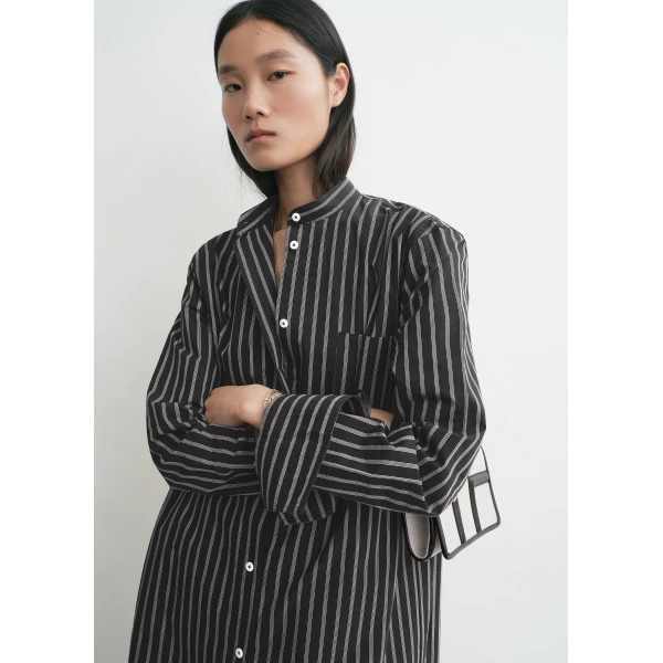 Totême Striped summer tunic black/white in Black-white - Tops - Scandinavian Minimalist Luxury at Luxury Shoes 