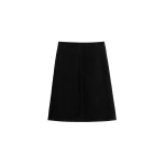 Totême Suede skirt in Black - Skirts - Scandinavian Minimalist Luxury at Luxury Shoes 