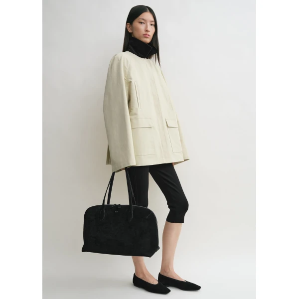 Totême Summer country jacket in Peanut - Jackets - Scandinavian Minimalist Luxury at Luxury Shoes 