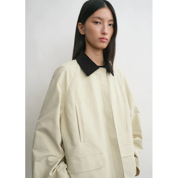 Totême Summer country jacket in Peanut - Jackets - Scandinavian Minimalist Luxury at Luxury Shoes 