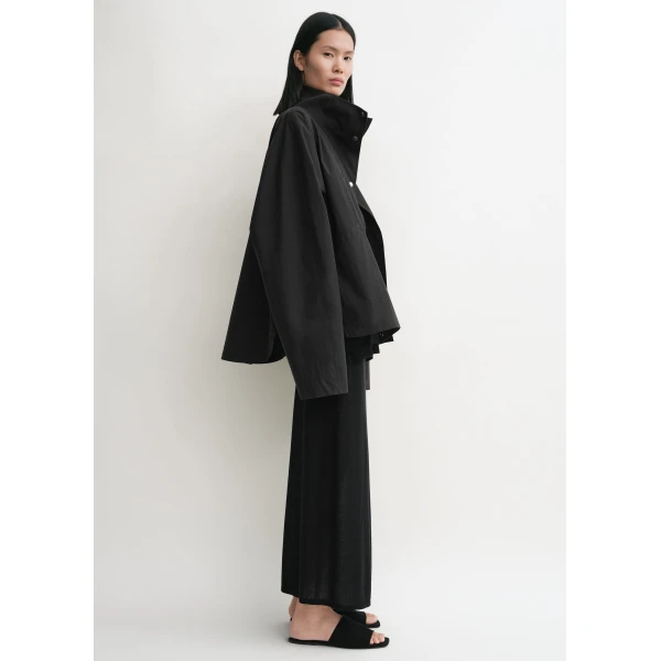 Totême Summer parachute jacket in Black - Jackets - Scandinavian Minimalist Luxury at Luxury Shoes 
