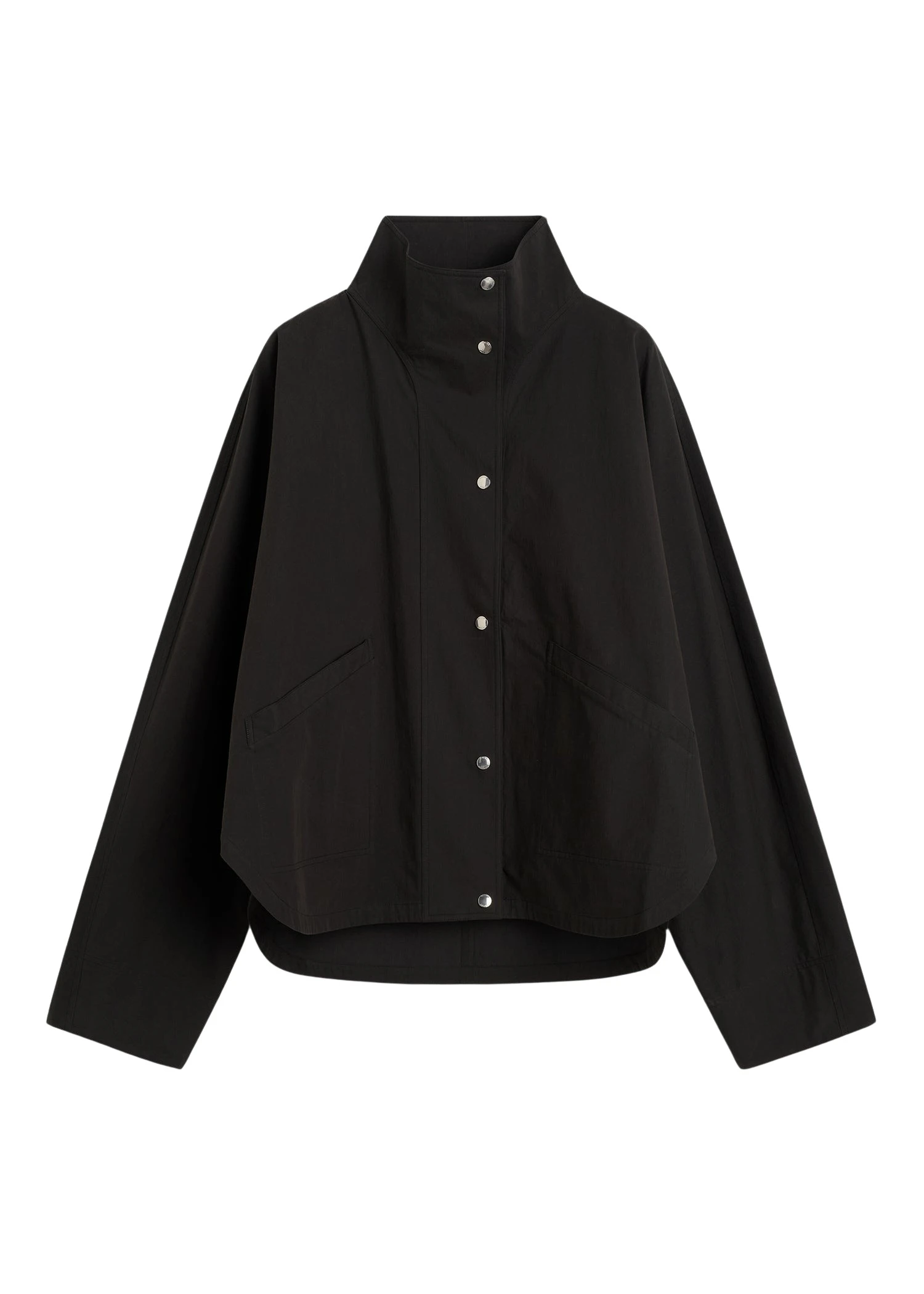 Toteme-Summer-parachute-jacket-in-Black61117_nobg Totême Summer parachute jacket in Black - Jackets - Scandinavian Minimalist Luxury at Luxury Shoes