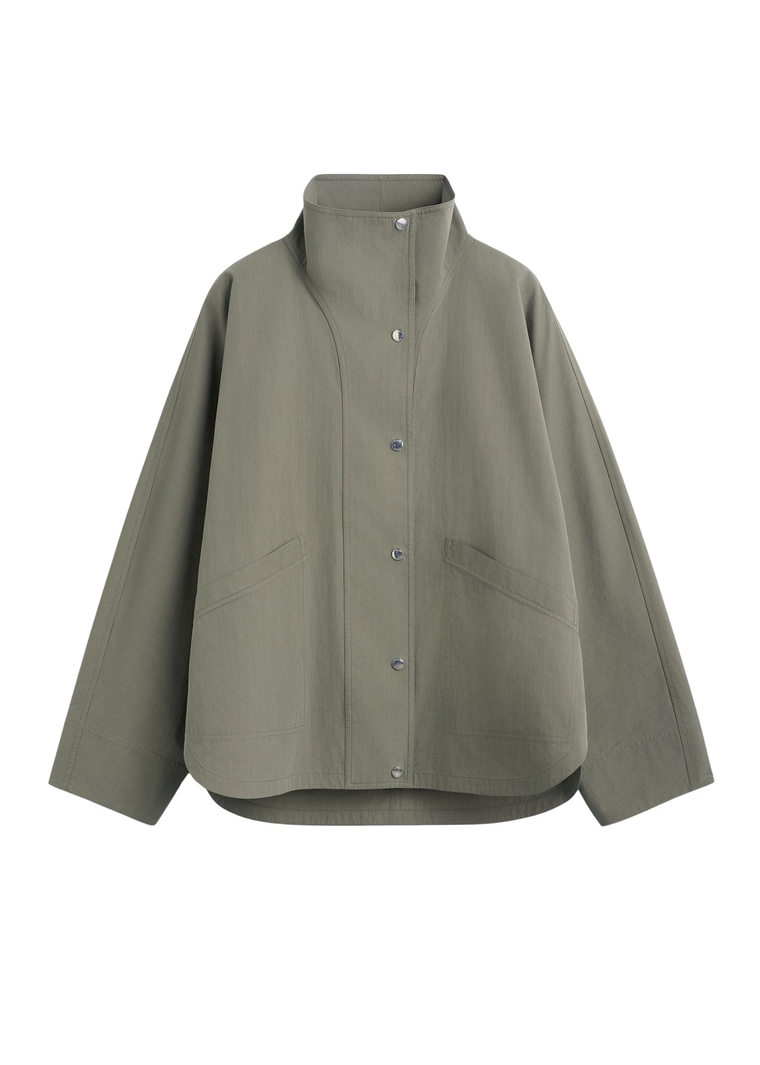 Toteme-Summer-parachute-jacket-in-Clove90554_nobg Totême Summer parachute jacket in Clove - Jackets - Scandinavian Minimalist Luxury at Luxury Shoes