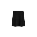 Totême Tailored pleat skirt in Black - Skirts - Scandinavian Minimalist Luxury at Luxury Shoes 