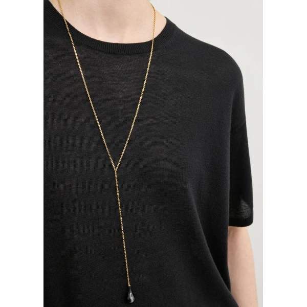 Totême Tee knit in Black - Tops - Scandinavian Minimalist Luxury at Luxury Shoes 