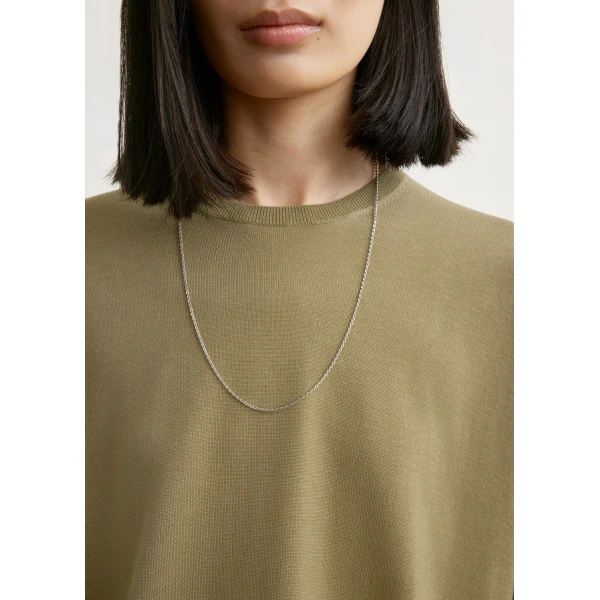 Totême Tee knit in Desert - Tops - Scandinavian Minimalist Luxury at Luxury Shoes 