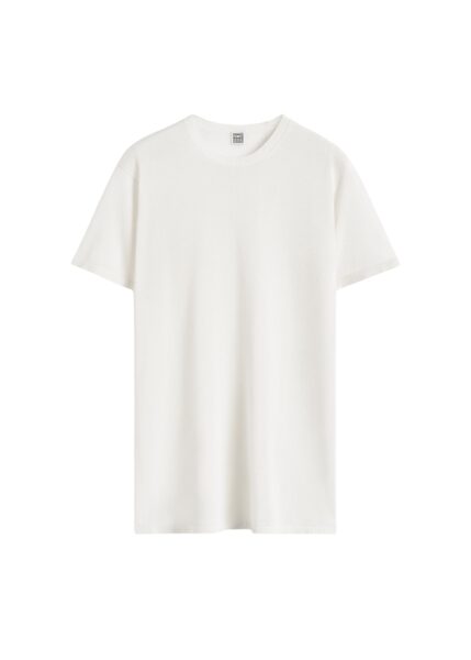 Totême Tee knit in White - Tops - Scandinavian Minimalist Luxury at Luxury Shoes 