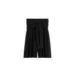 Totême Tie-waist jersey shorts in Black - Shorts - Scandinavian Minimalist Luxury at Luxury Shoes 