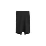 Totême Twill suit skirt charcoal in Charcoal melange - Skirts - Scandinavian Minimalist Luxury at Luxury Shoes 