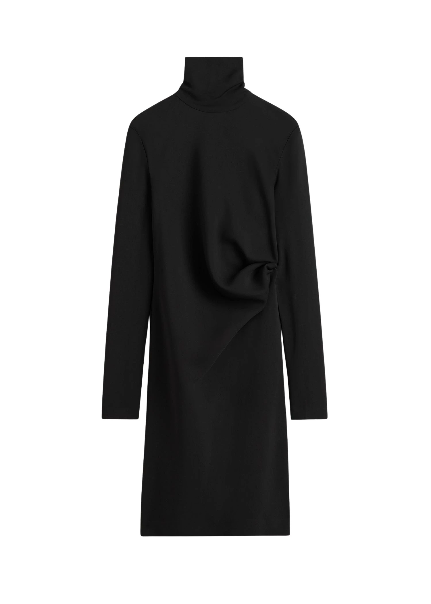 Toteme-Twist-dress-in-Black33356_nobg Totême Twist dress in Black - Dresses - Scandinavian Minimalist Luxury at Luxury Shoes