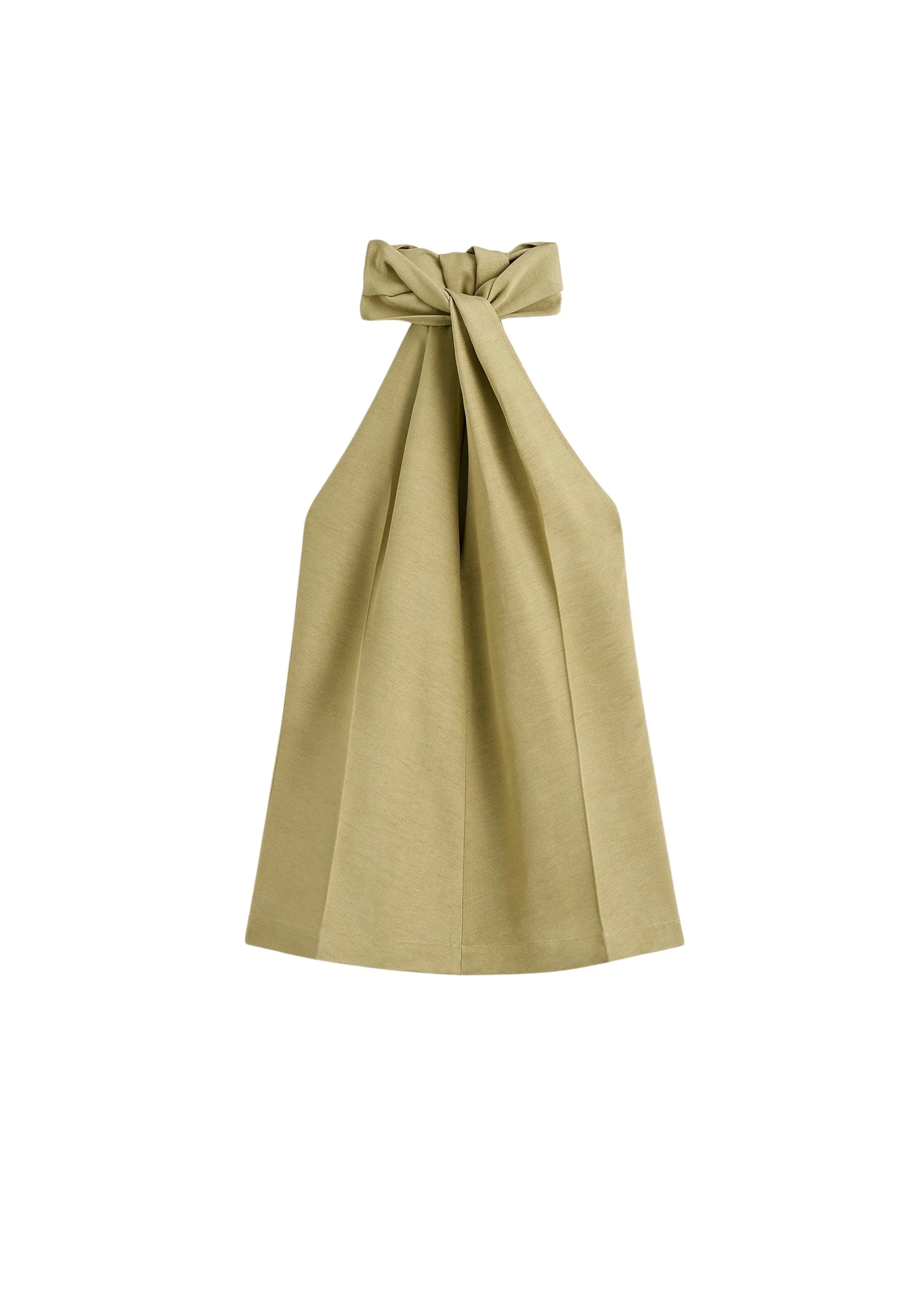 Toteme-Twist-halter-top-in-Cumin85931_nobg Totême Twist halter top in Cumin - Tops - Scandinavian Minimalist Luxury at Luxury Shoes