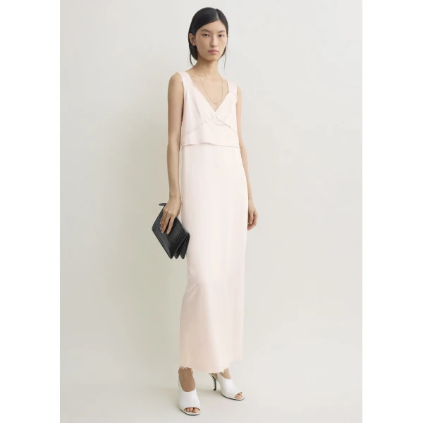 Totême V-neck slip dress in Bloom - Dresses - Scandinavian Minimalist Luxury at Luxury Shoes 