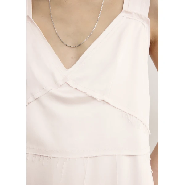 Totême V-neck slip dress in Bloom - Dresses - Scandinavian Minimalist Luxury at Luxury Shoes 