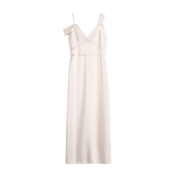 Totême V-neck slip dress in Bloom - Dresses - Scandinavian Minimalist Luxury at Luxury Shoes 