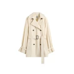 Totême Washed cotton trench in Stone - Coats - Scandinavian Minimalist Luxury at Luxury Shoes 