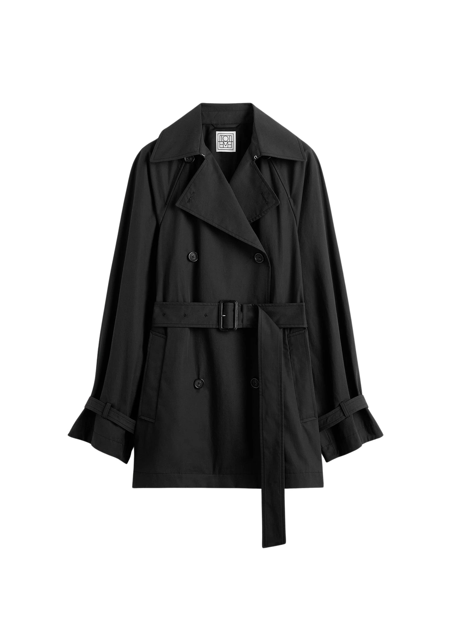 Toteme-Washed-cotton-trench-in-Washed-black46363_nobg Totême Washed cotton trench in Washed black - Coats - Scandinavian Minimalist Luxury at Luxury Shoes