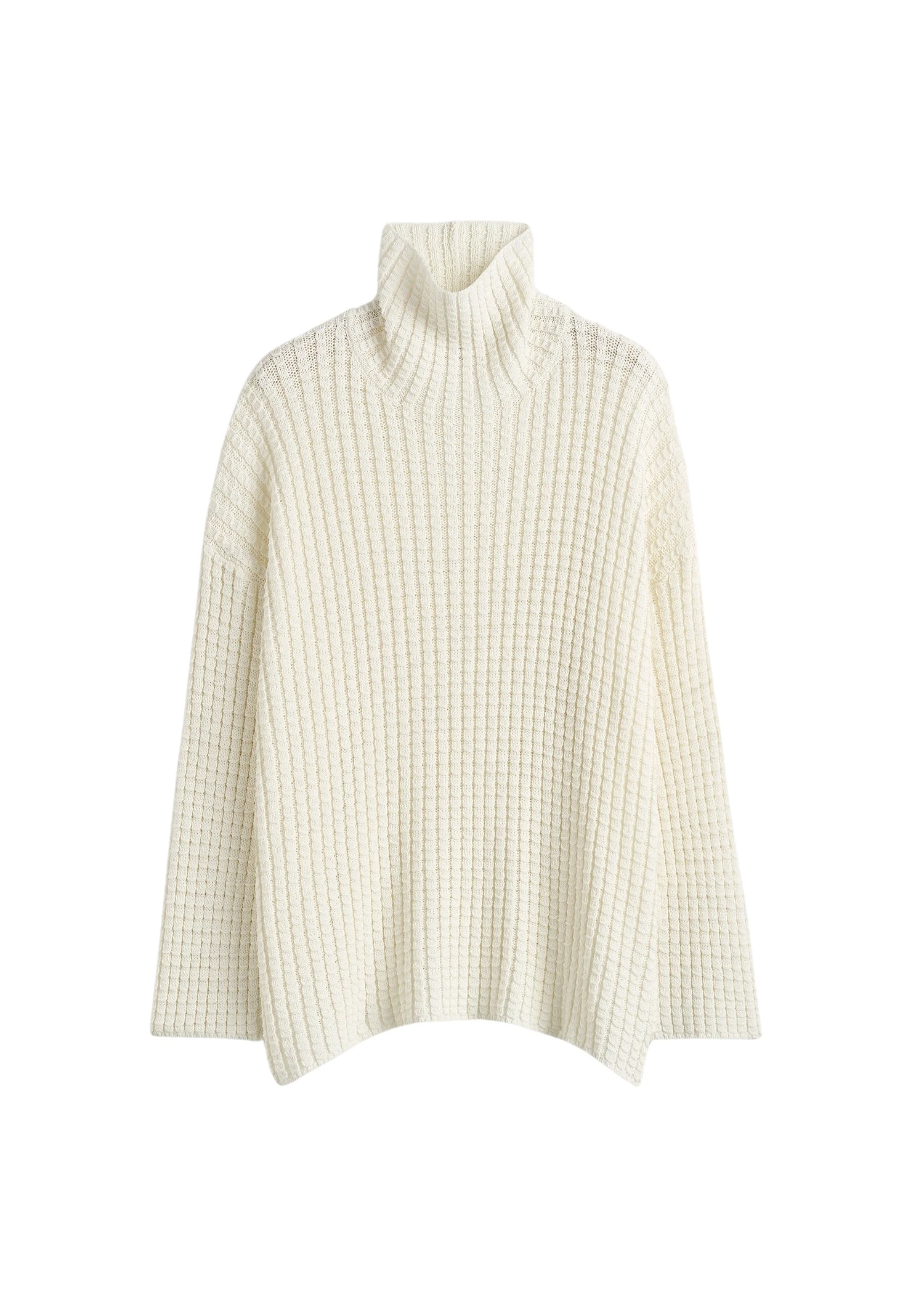 Toteme-Whipstitch-knit-in-Milk16661_nobg Totême Whipstitch knit in Milk - Knitwear - Scandinavian Minimalist Luxury at Luxury Shoes