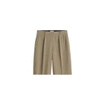 Totême Wide fluid shorts in Taupe - Shorts - Scandinavian Minimalist Luxury at Luxury Shoes 