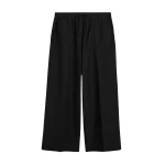 Toteme-Wide-summer-trousers-in-Black18798_nobg Totême Wide summer trousers in Black - Pants - Scandinavian Minimalist Luxury at Luxury Shoes